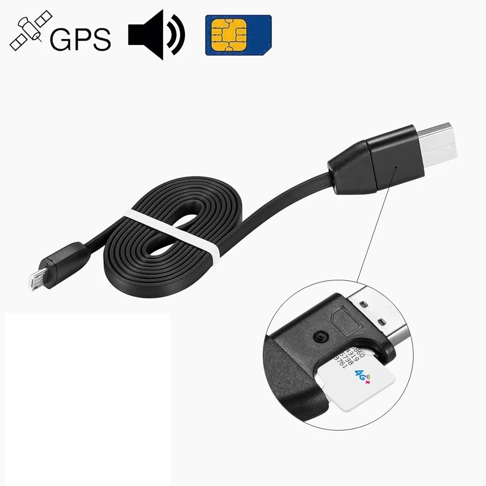 GSM SIM  Hidden Audio Listening Bug USB 2.0 To Micro USB Charge Data Cable BE