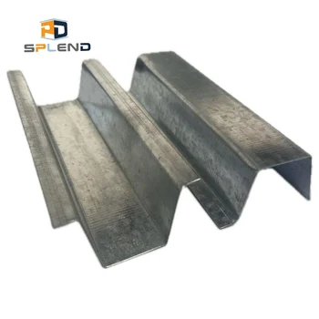 Quality wholesale Galvanized Steel Ceiling System Metal Furring Channel/Hat Channel/Omega/Canaleta