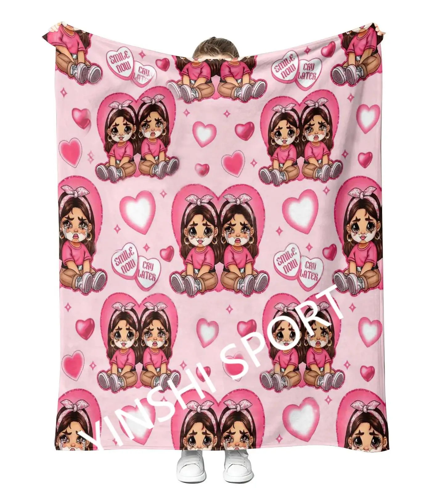 Cute Horror Smell Now Cry Later Spanish Girl Blanket Custom Cholo