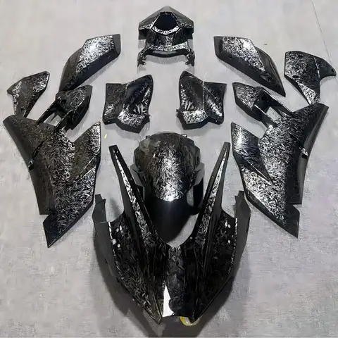 Carbon Fiber Spray Paint  Motorcycle Fairing Kit  for Kawasaki Ninja H2 2015 ABS Plastic Motorcycle Fairing Kit