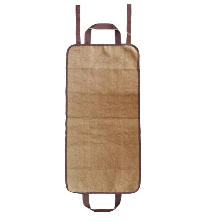 Wholesale Outdoor Durable Heavy Duty Canvas Firewood Carrier Gardening Organizer with Handle