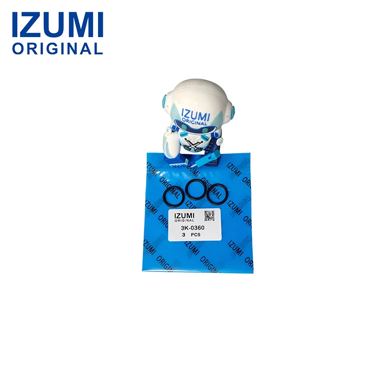 Оригинална O-образна уплътнителна пръстен IZUMI ORIGINAL 3K-0360 / 3K0360, 2,21 × 16,36 мм, 90A от NBR за Caterpillar