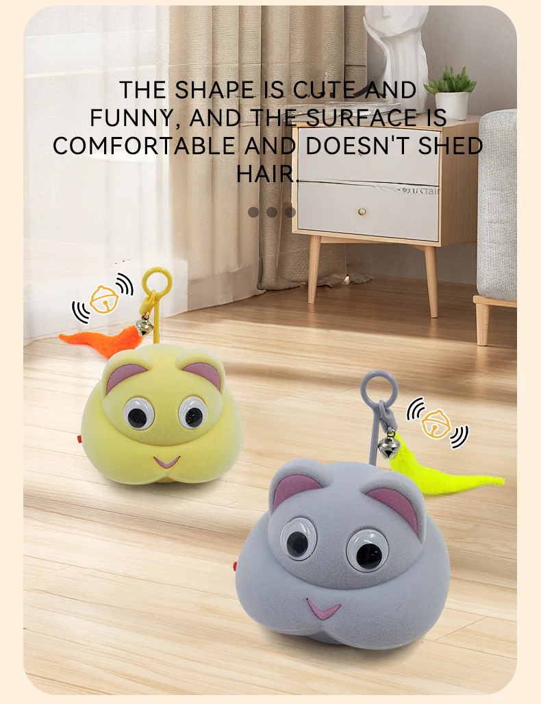 New Mouse-shaped Electric Cat Toy USB Charging Feature to Relieve Pets' Boredom Cat Toy Pet Products factory