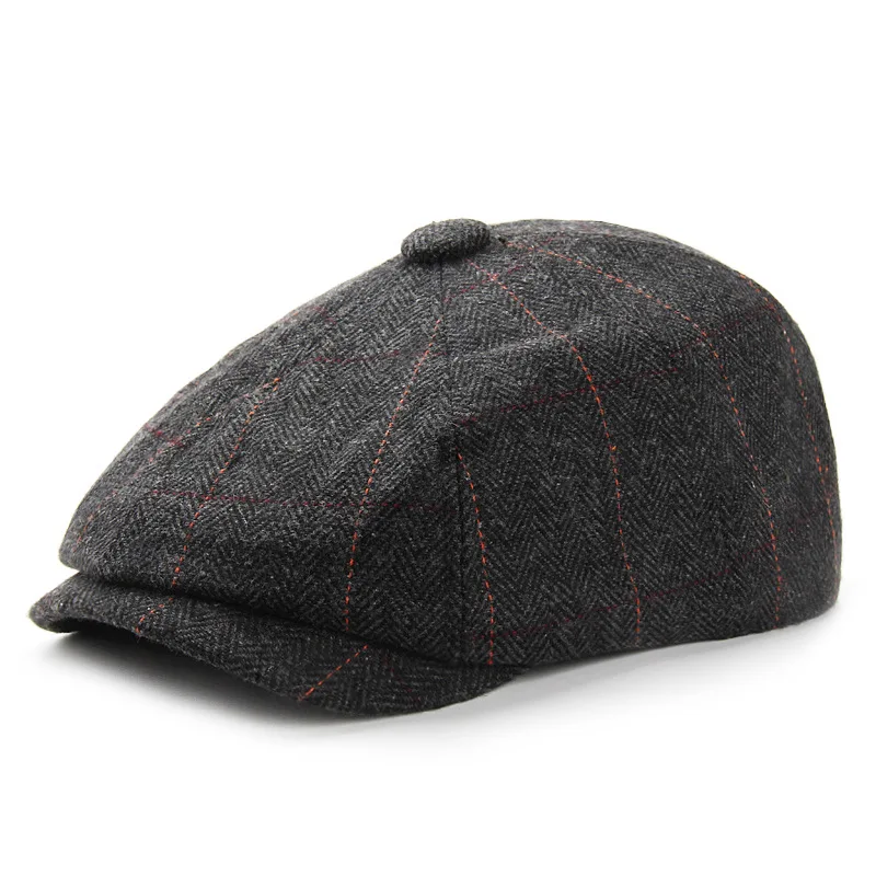 Men Newsboy Flat Cap Classic Vintage Gatsby Cabbie Golf Hat For Driving
