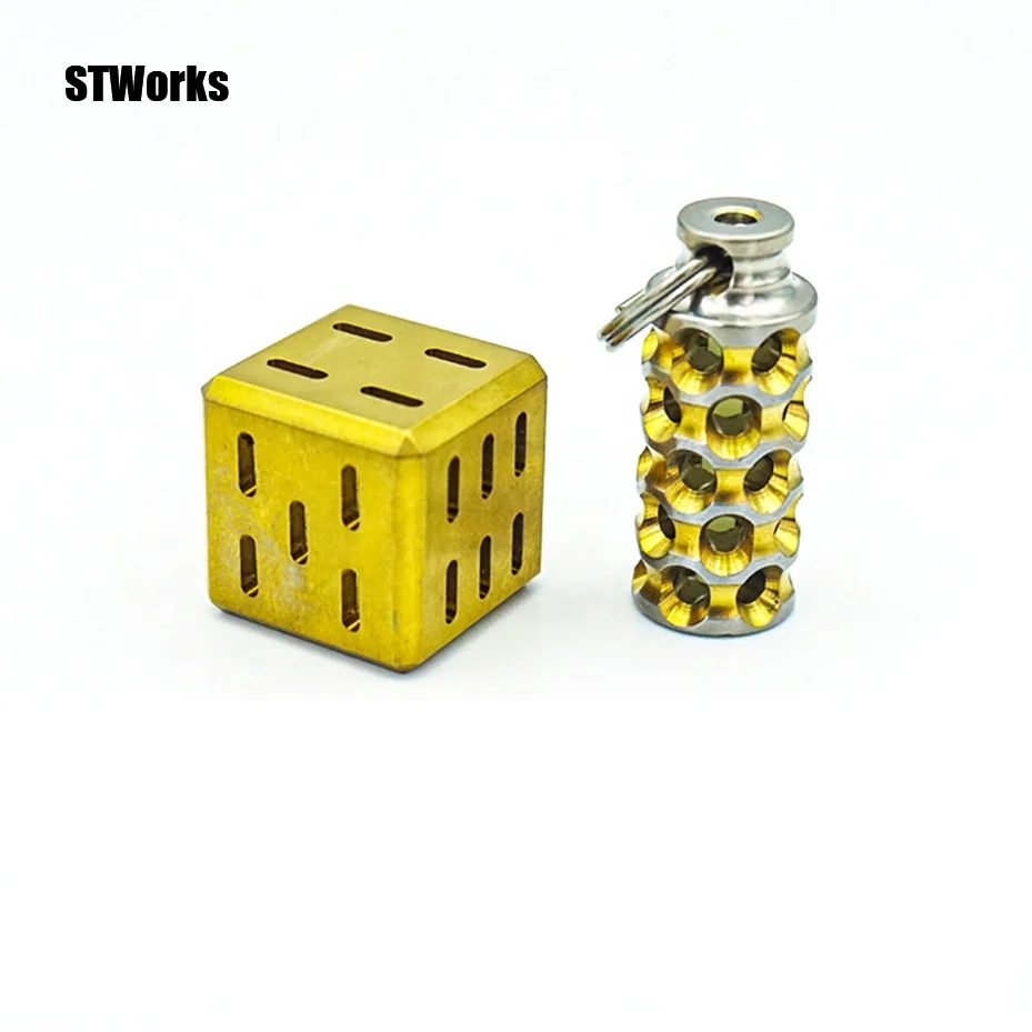 OEM Cnc Machining Customized Color  Dice  Cooling Wine Dice Metal Game Dice