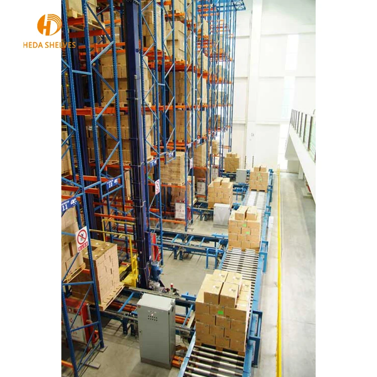 Automatic Warehouse Stacker Crane Automated Storage Retrieval Racking System ASRS
