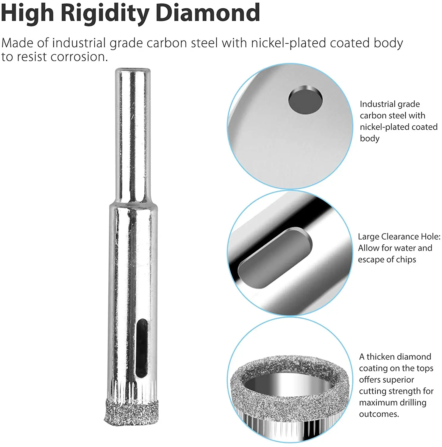 6-50 мм 10 шт. высокое качество фарфоровая плитка Отверстие пила мрамор стекло сверление алмазное Резак