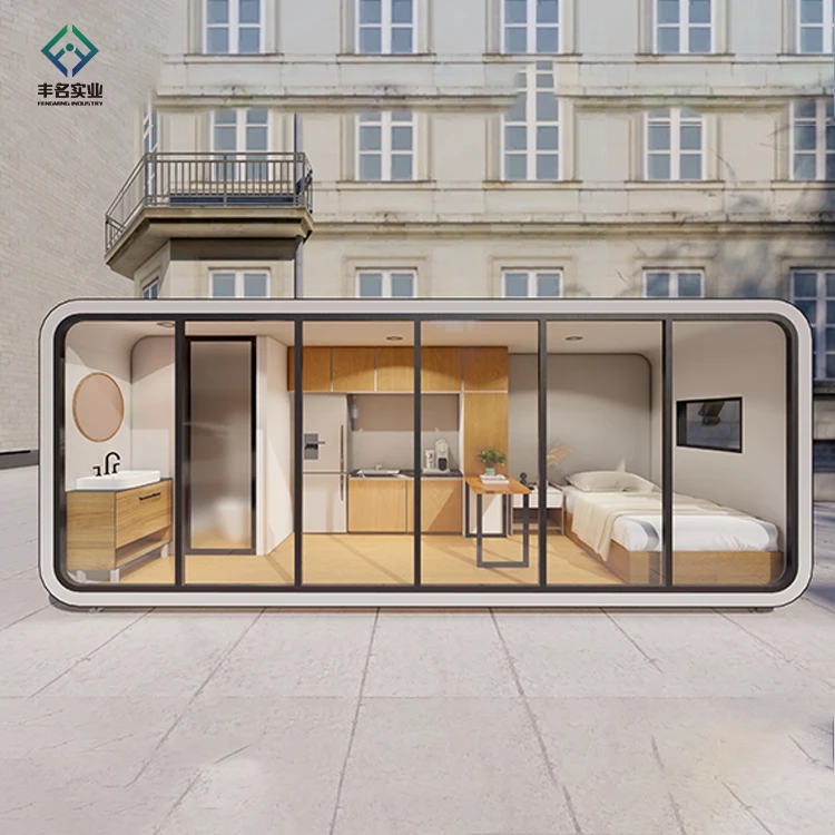 China Factory Modular Underground Container Prefabricated  Container House Tiny Home Fiberglass House Prefab Houses for Sale