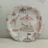 white 7inch paper plate*8pcs