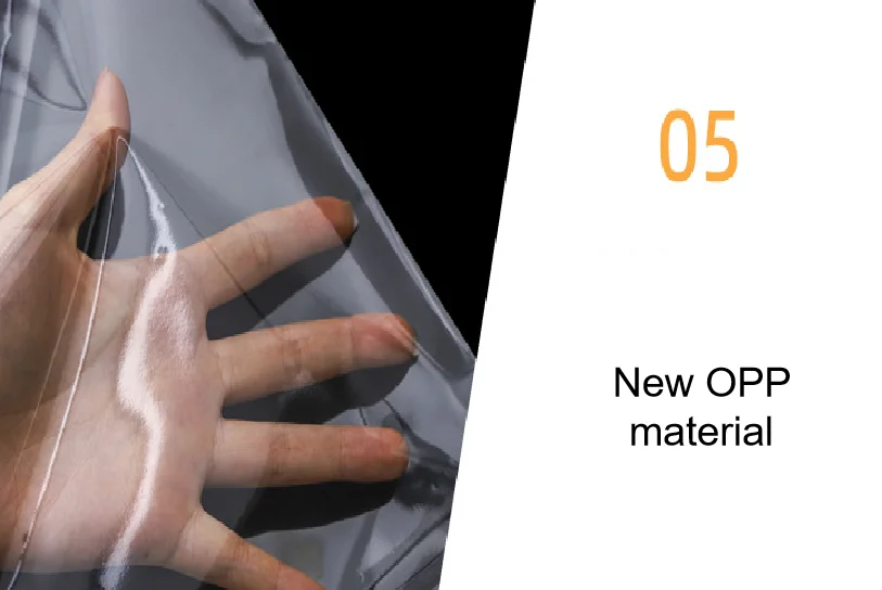 OPP Shrink Film Heat Shrink Bag Transparent Protective Film Shoe Film Box Outer Packaging Bag