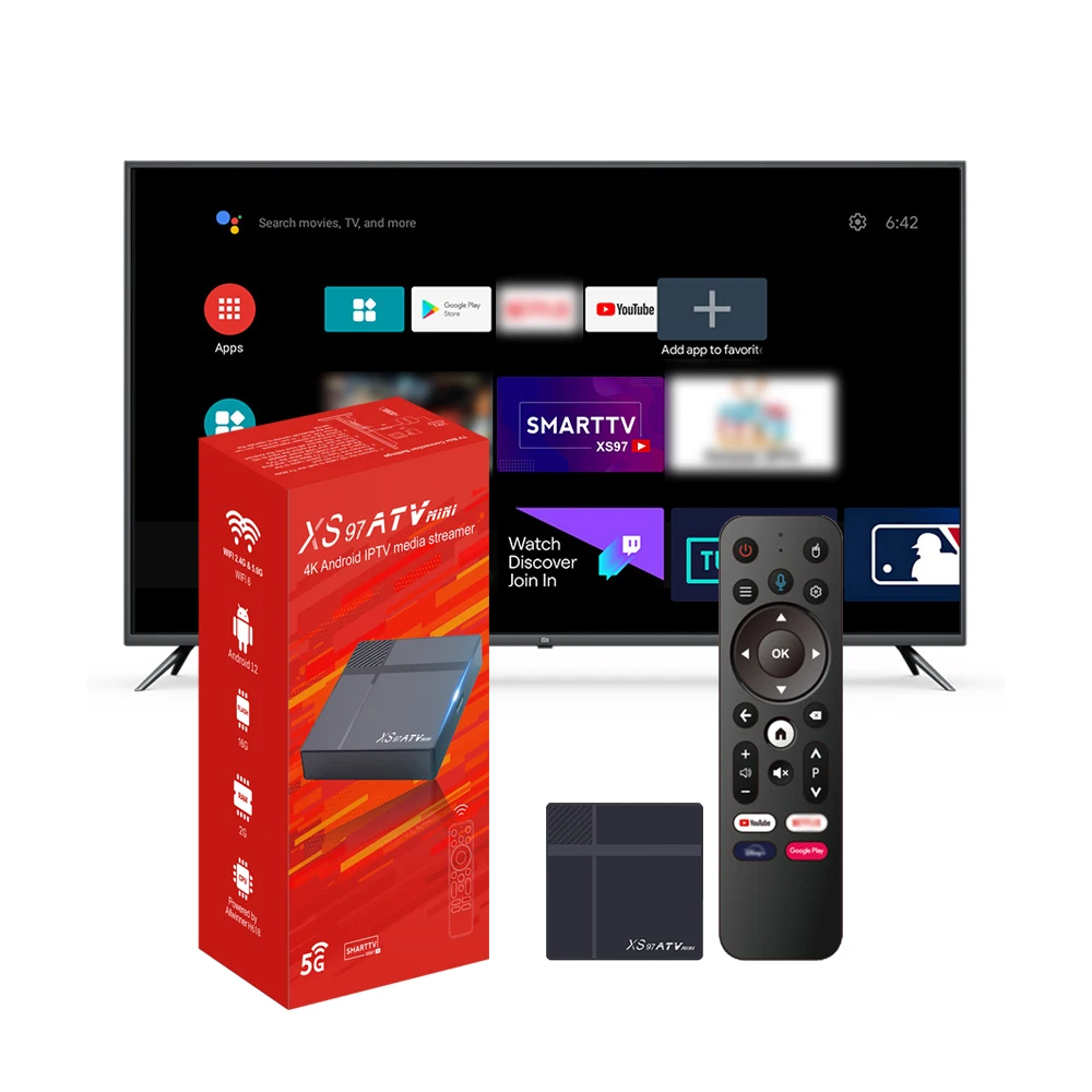 XS97 ATV MINI - 6K Ultra HD Set Top Box with Android 12