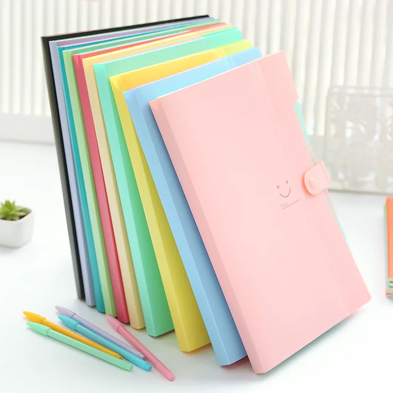 2023 New Product Expanding File Bag 8 Pockets Decorative Expanding Accordion Folder