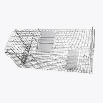 Large Live Animal Trap Catch Release Humane Rodent Cage Foldable Humane ...