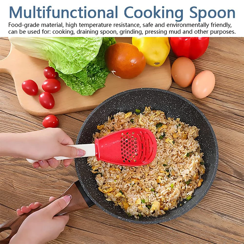 Multifunctional Kitchen Cooking Spoon Kitchen Gadgets Strainers for Egg Yolk Separator Grater Masher Colander Skimmer Scoop