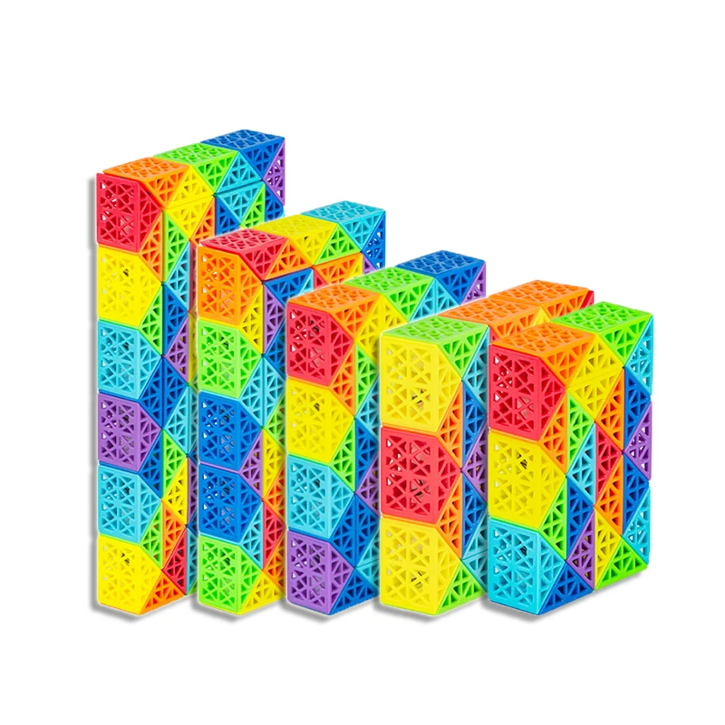 高品質 24 36 48 60 72 ブロック 中空 レインボー マジック スネーク