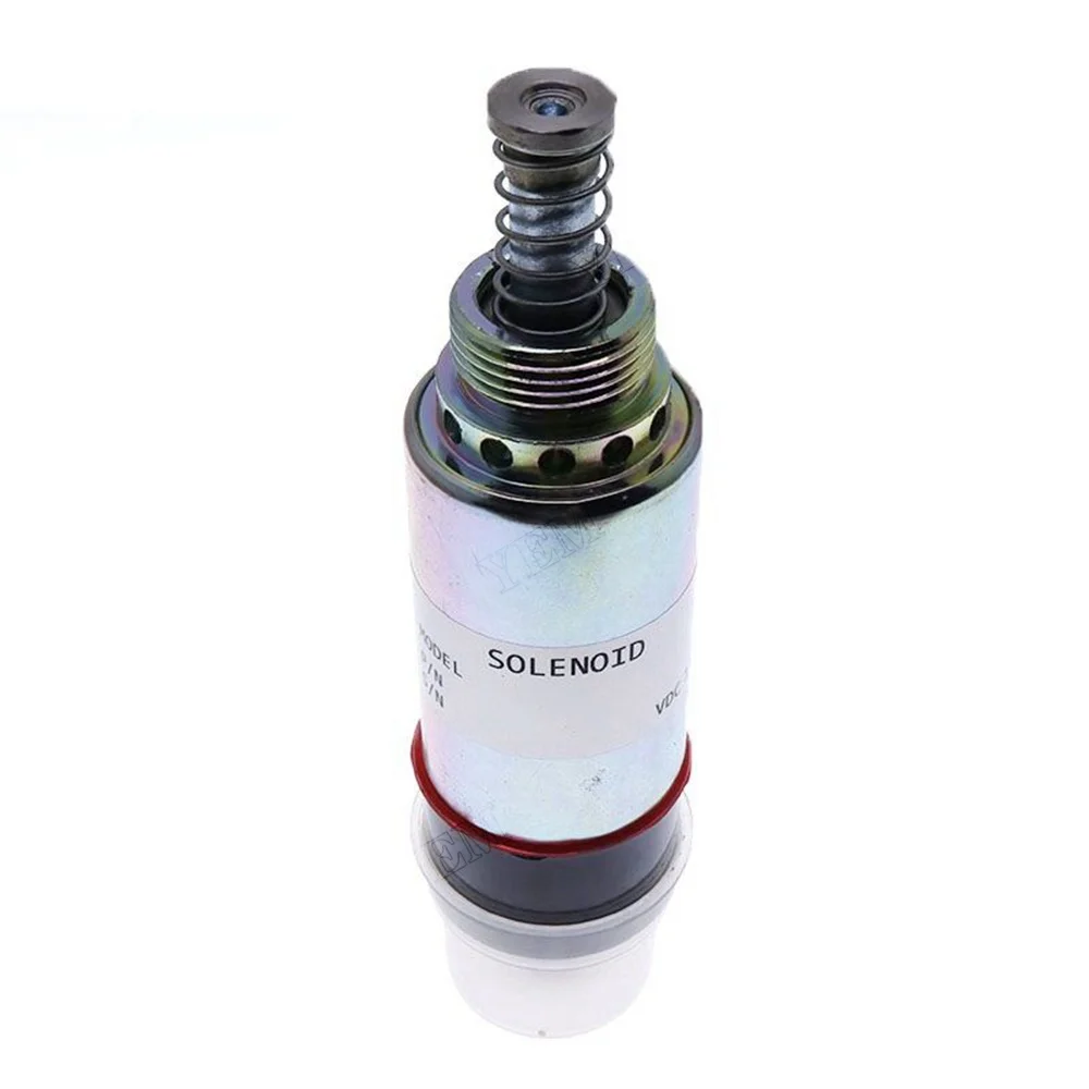 For Caterpillar CAT 3114 3116 3126 Engine 446B Backhoe Loader CB-634D Vibratory Compactor 12V Stop Solenoid 155-4651 8C-3664 3