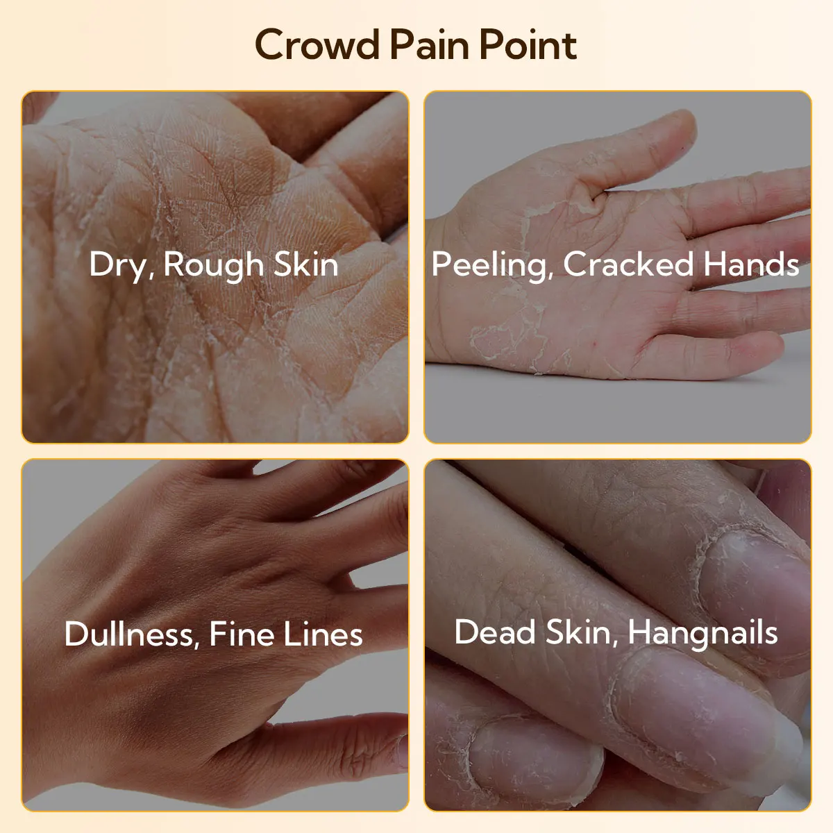 Lanbena Oem Hyaluronic Acid Hand Peel Mask Whitening Moisturizing Hand Mask factory
