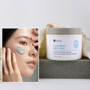 Amazonian White Clay Mask Functional Facial Mask for Deep Pore Cleansing Exfoliating and Acne-Blackhead Reduction