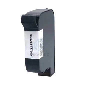 SolkJET2585B-cartuchos de tinta comestible, SolkJET-T1704K a base de solvente de secado rápido