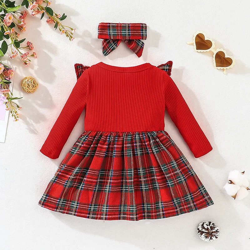 With Casual Style for Christmas Cross-Border Autumn Winter Girls' A
