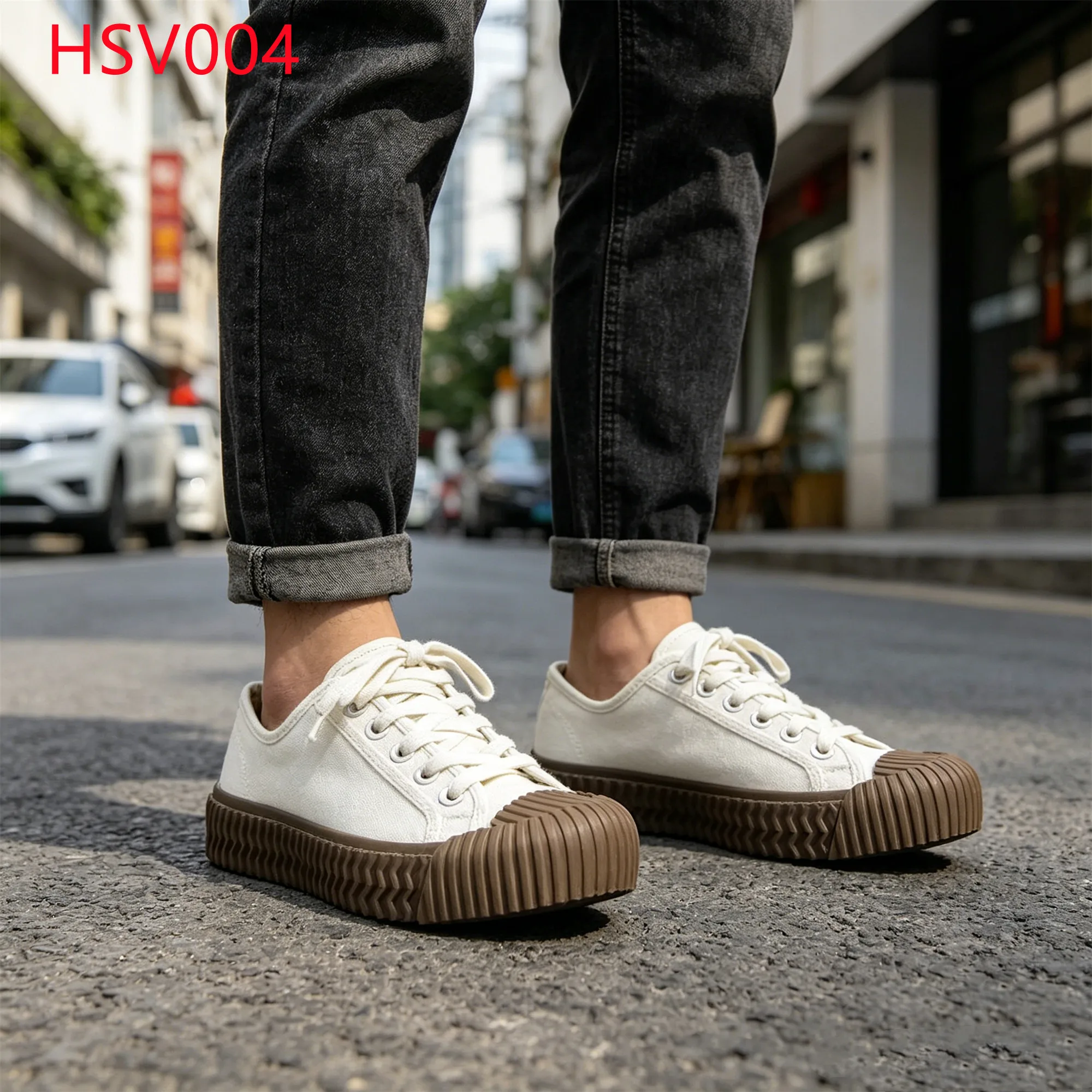 LXG,Campus Commute Walking High-grade Canvas Sneakers Street Fashion Lightweight Student Vulcanized Shoes for All Age HSV004