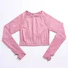 Pink long sleeve top
