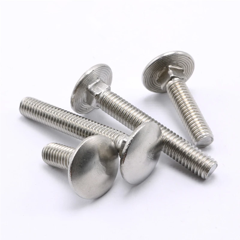 Stainless Steel Inox 1.4301 1.4306 1.4571 Round Square Neck Carriage ...