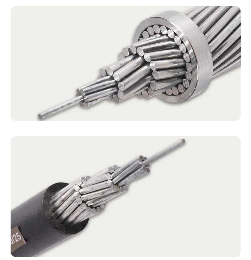 Factory Direct ACSR 1kv/10kv XPLE Low Voltage Polyvinyl Chloride and Cross-linked Polyethylene AWG Aluminum Cable Overhead Wire
