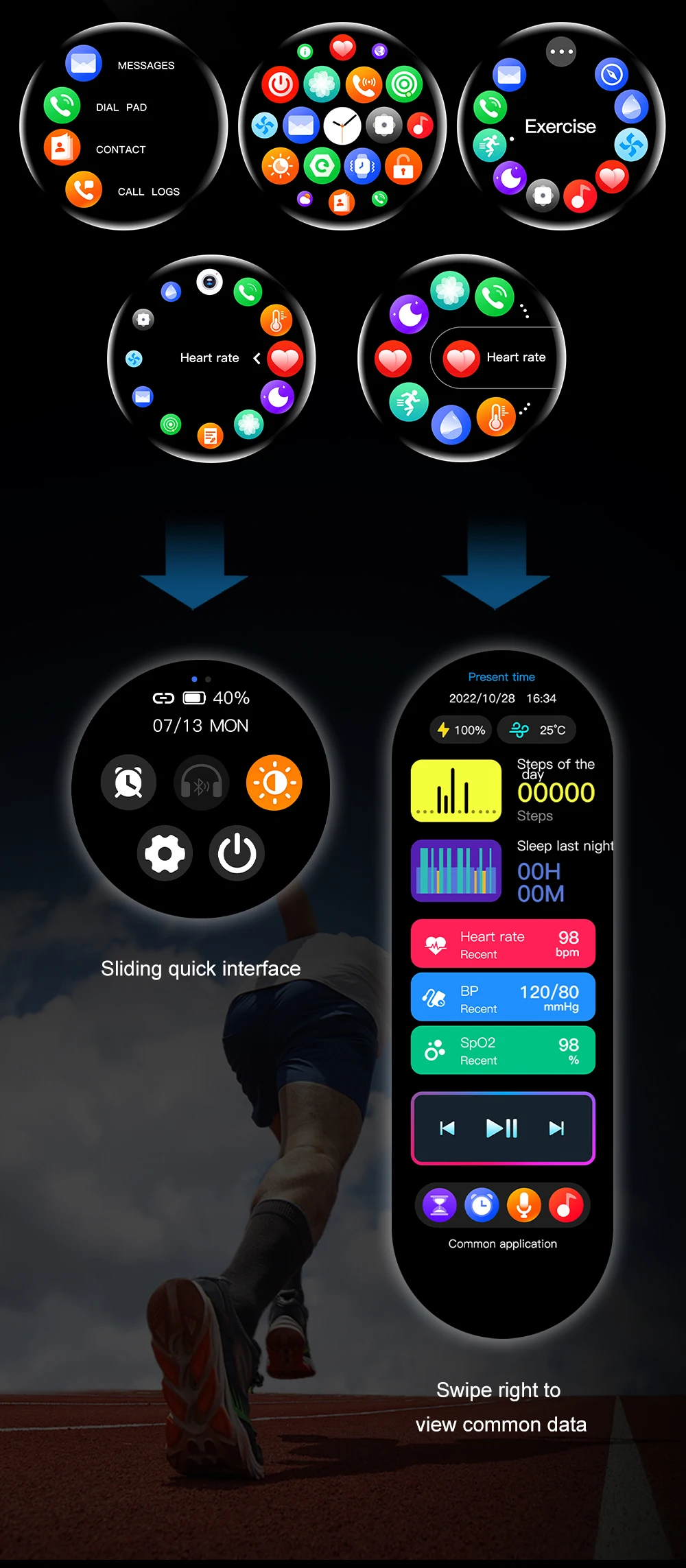 Sanvnet 2025 Dk56 2 In 1 Smart Watch Bt Call Sos Fitness Tracker Gps Compass Smart Watch For Men Women With Wireless Earphone - Buy Rdfit App Smart Watch fitness Tracker Smart Watch round Shape Smart Watch compass Smart Watch sleep Tracker Smart Watch