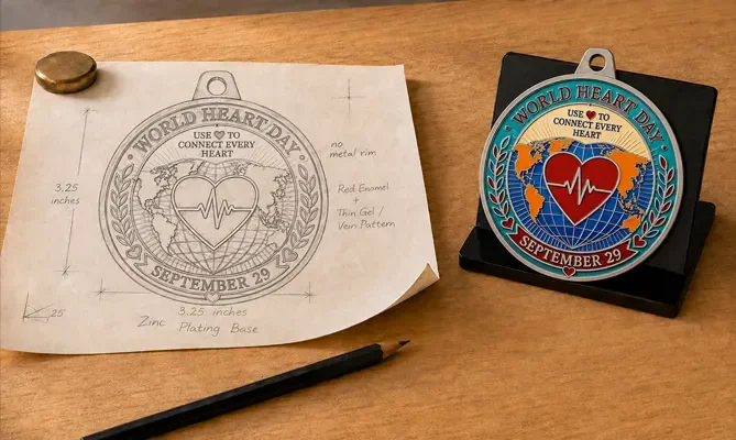 Heart Day Medal