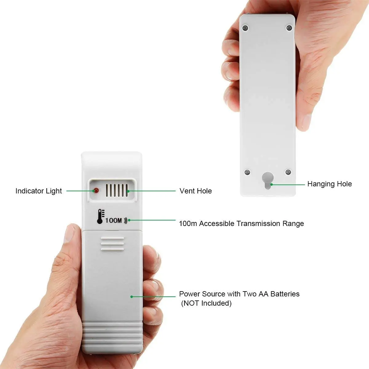 Good Selling Modern Design Digital Clock Large Display Radio Control Temperature Humidity Calendar Digital Wall Clock