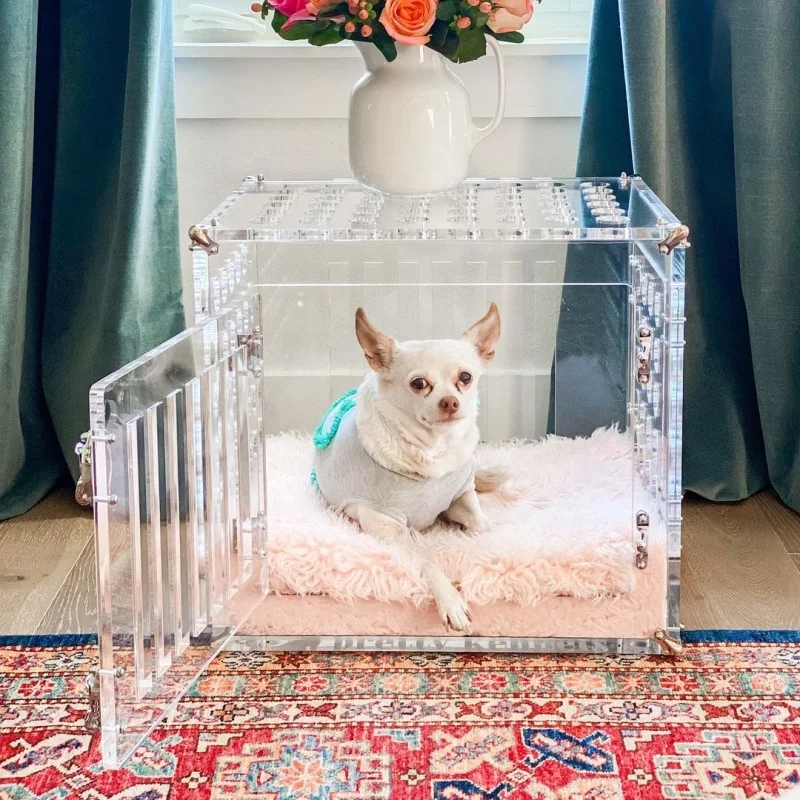 acrylic dog crate