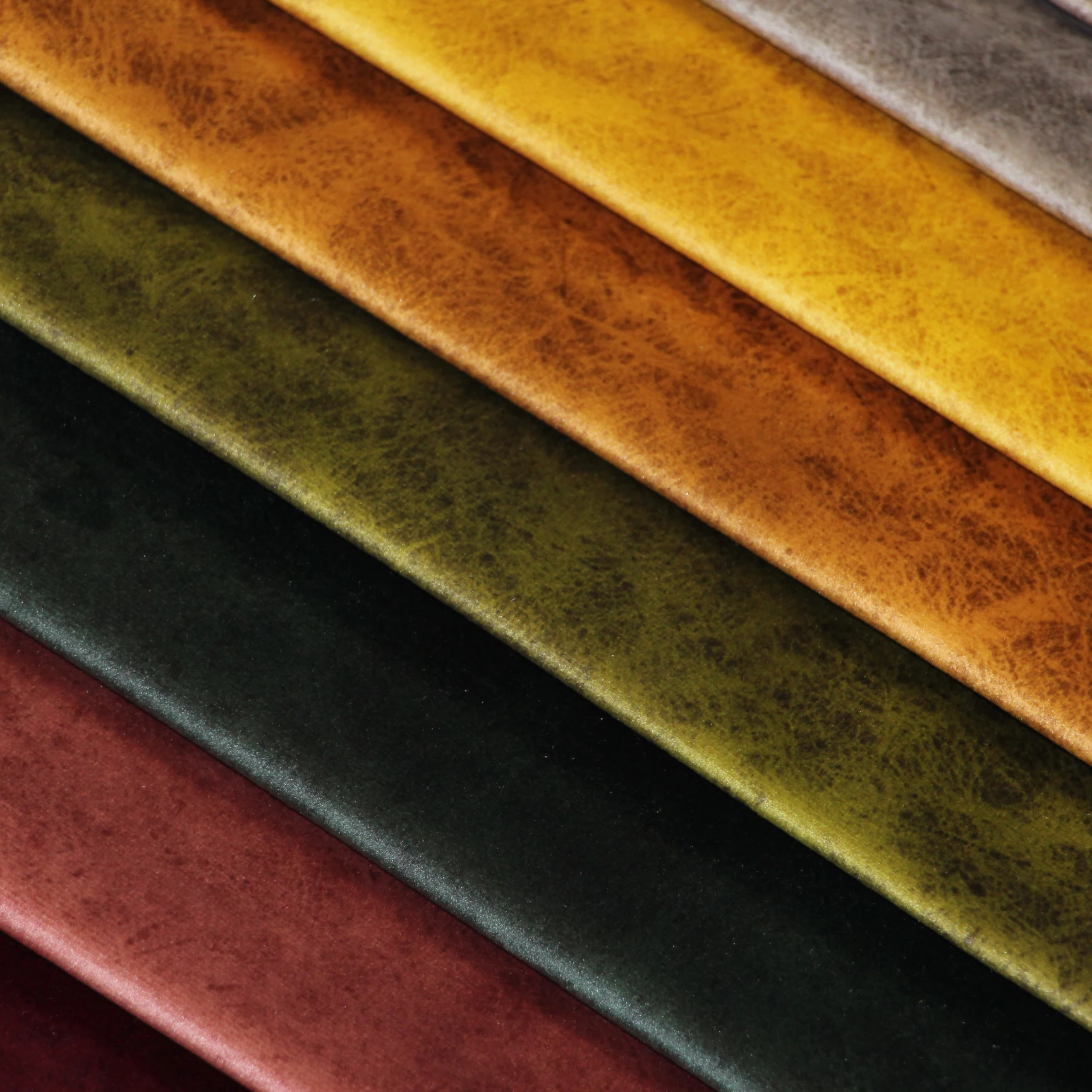 Custom High Quality 100 Polyester Yellow Printed Holland Velvet Fabric