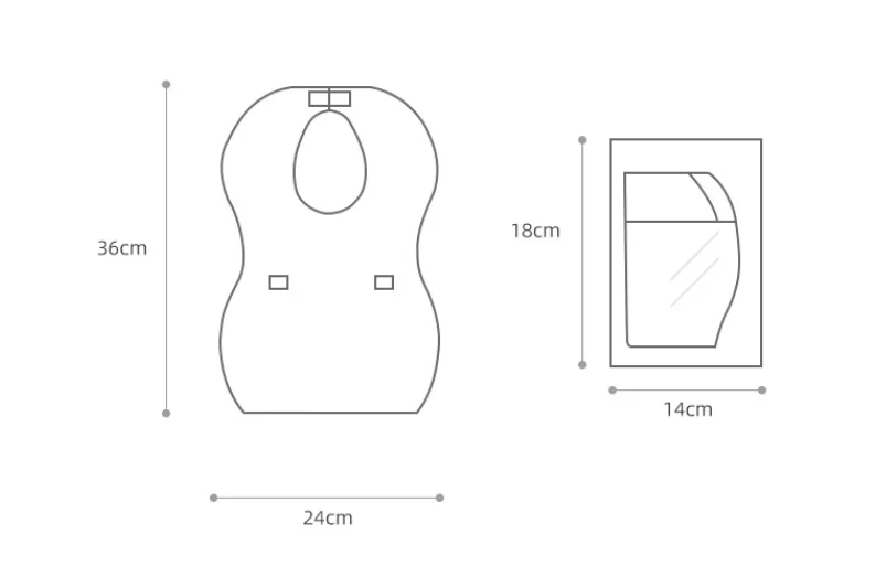 Nonwoven Disposable Baby Bibs in stock factory