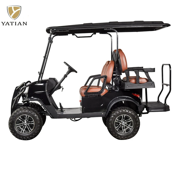 Sharefer 2+2seats 4 Seats off Road Electric Golf Cart jeep Golf Kart 4 Passengers  Golf Car 4 Seater ATV