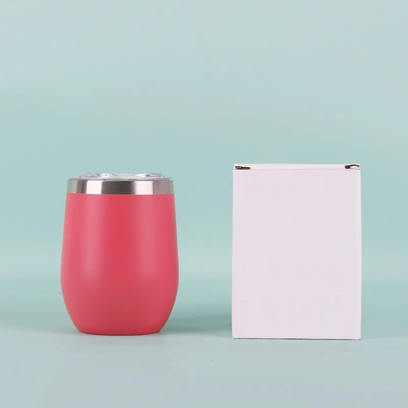 Bulk 12oz Vacuum Insulated Stainless Steel Coffee Tumbler Reusable Travel Mug Custom for Promotion Gift Outdoor Activities