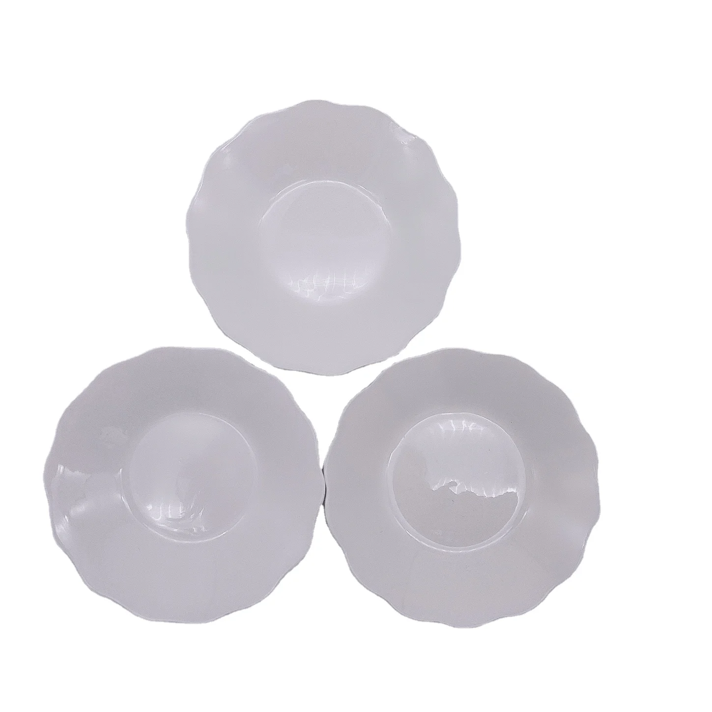 Irregular Porcelain  Small Saucer  for Home and Hotel Ceramic Dinnerware
