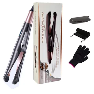 New Electric Heating Dual-Purpose Straightener Curling Iron Automatic Spiral Wave Cleat Wave Curling Straightening