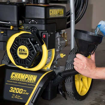 チャンピオン 3200 PSI ポータブル高圧洗浄機 224ccエンジン 1年保証