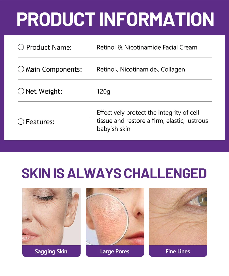 Dissar Anti Aging Moisturizing Cream Whitening Moisturizer Collagen & Retinol Face Cream for Rejuvenating Skin