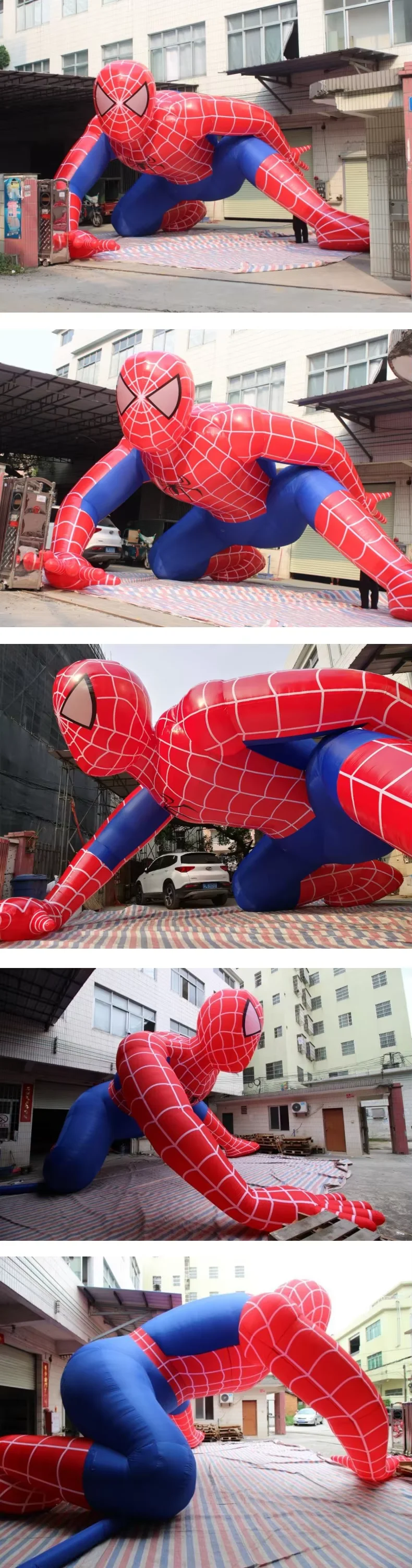 Custom Giant Hero Character Model Theme Party Decoration Inflatable Spiderman Balloon