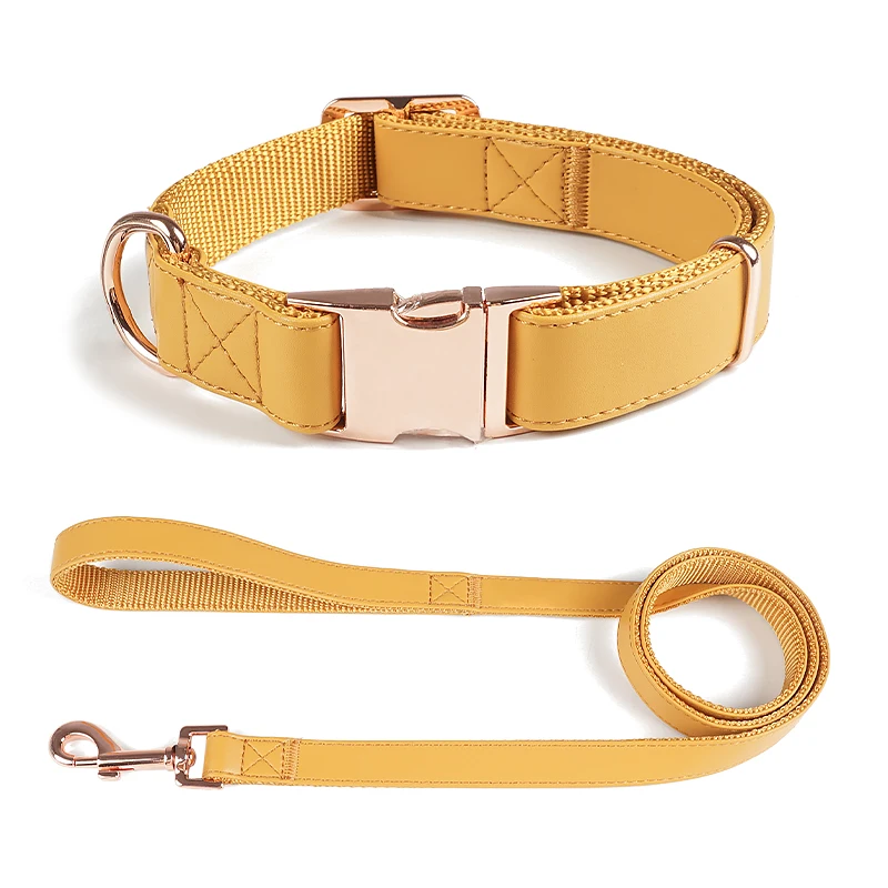 Wholesale Customized Handmade High Quality Leather Dog Collar And Dog
