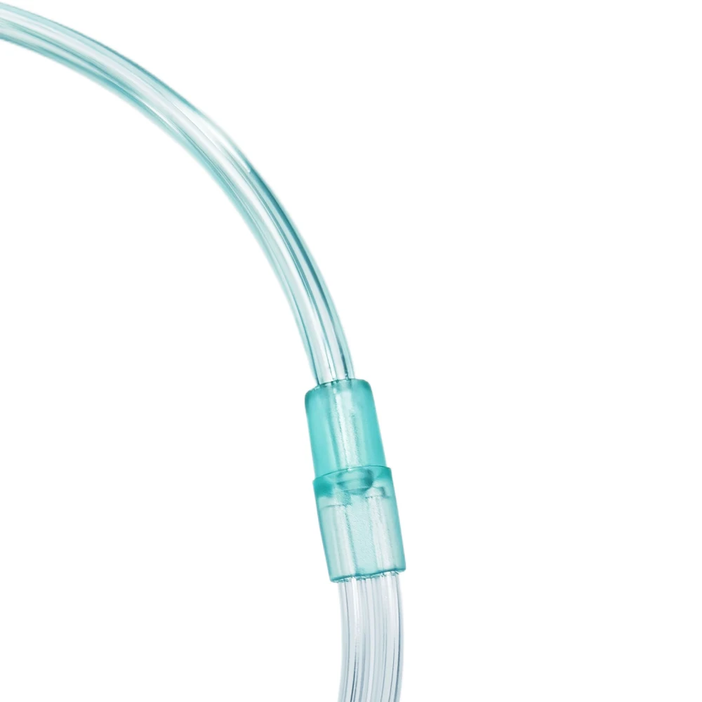 High Quality ISO Certified Medical Grade PVC Oxygen Tubing Soft Polymer Cannula Nasal Oxygen Mask Breath Ozone Medical