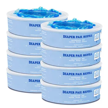 diaper pail bags Diaper Fail Liners Nappy bin refills Diaper refill bag