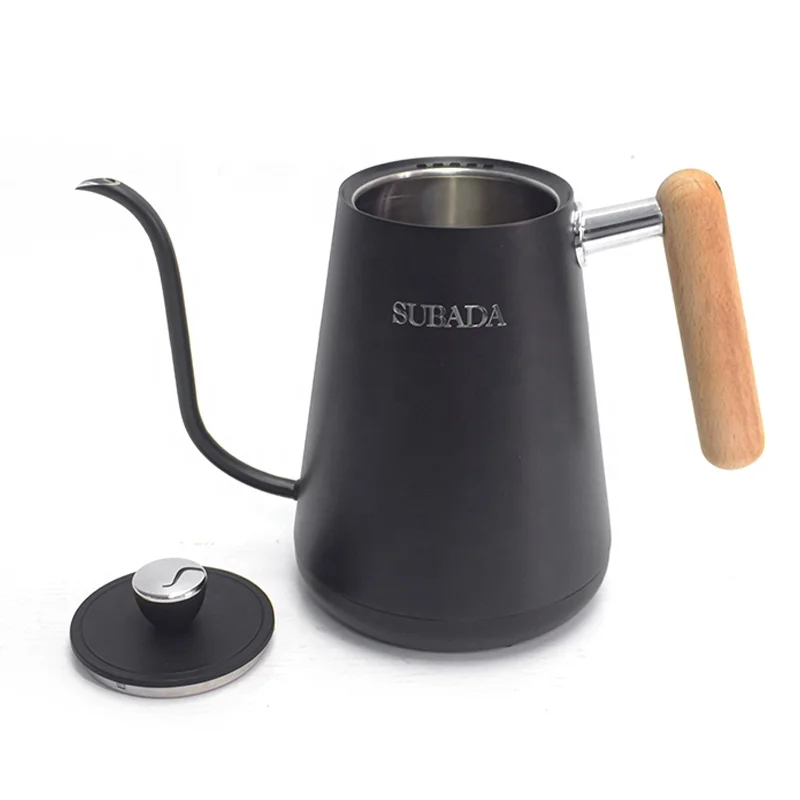 Factory Direct Supply Gooseneck Electric Kettle Temperature Control Stainless Steel Pour Over Espresso Brewing Coffee Pot