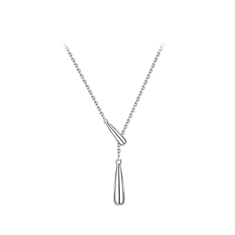 925 Silver Water Drop Luxury Necklace