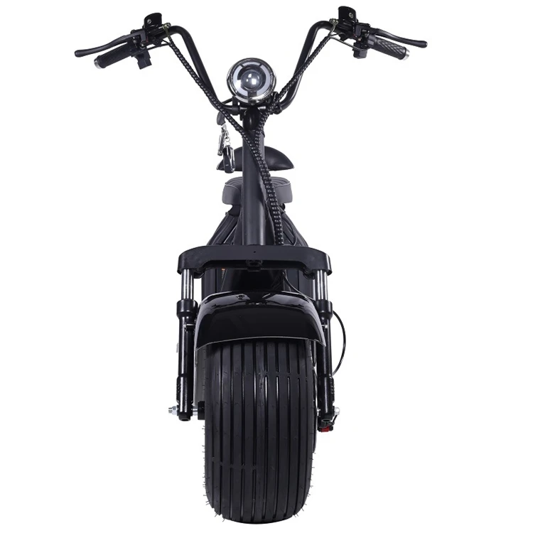 Modern Style Shock Absorption Two Motors 60v 2000w  Delivery Electric Scooter for Big Man With Usb Fat Tire Hydraulic