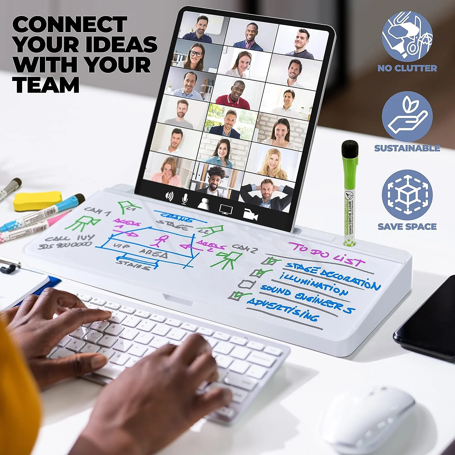 Office Keyboard Whiteboard Desktop Glass Board Buy Office Whieboard