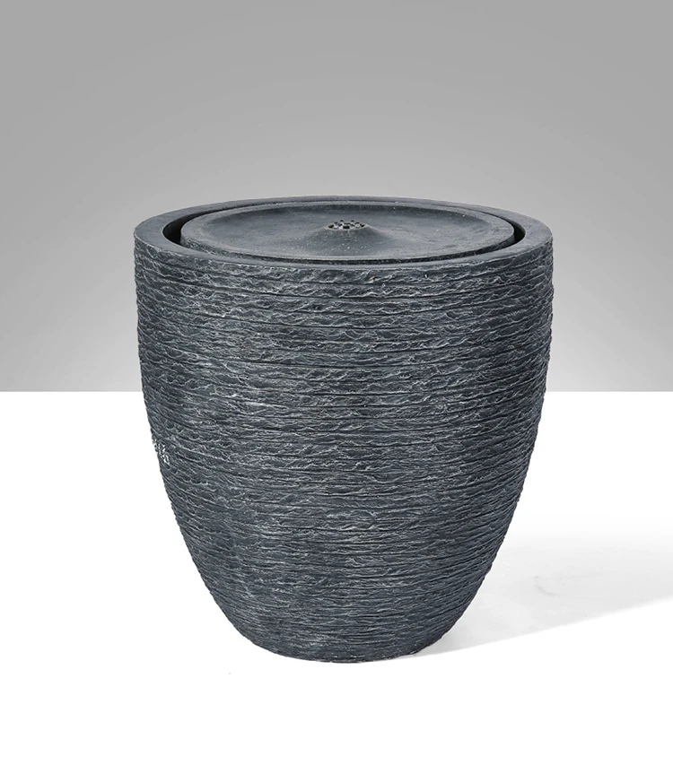 Aisitin Outdoor Water Fountains Solar Power Resin Fountaine Circulating