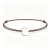Cordoncino Argento+Marrone
